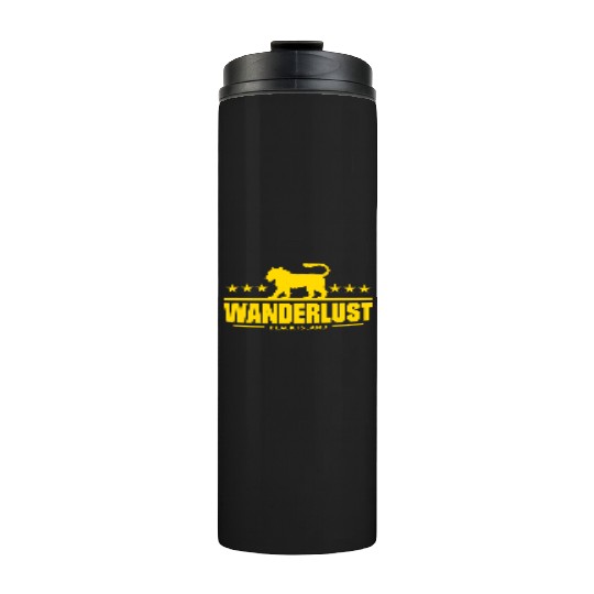 Wanderlust, Lion Thermal Tumblers