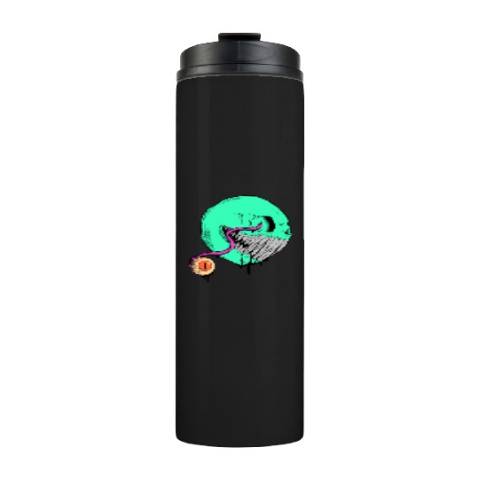 Cringe Zombie Pac Man Thermal Tumblers