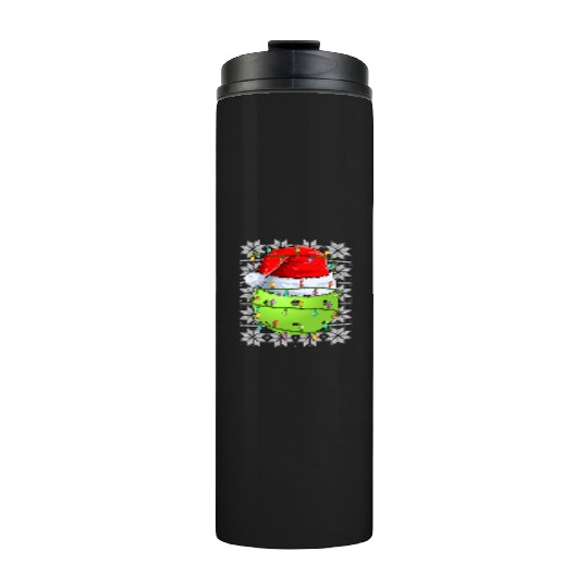 Pickleball Christmas Lights Thermal Tumblers