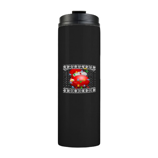 Cricket Ball Christmas Thermal Tumblers