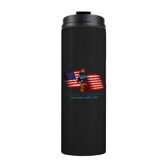 Stars, Stripes, and a Little Country Sass Thermal Tumblers