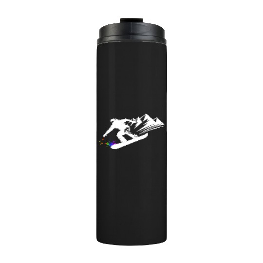 Snowboard Snowboarder Snowboarding Winter Sports Thermal Tumblers