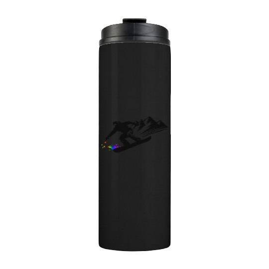 Snowboard Snowboarder Snowboarding Winter Sports Thermal Tumblers