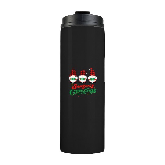 Seasons Greeting With Nome Thermal Tumblers
