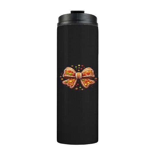 Gingerbread Coquette, Christmas Retro Thermal Tumblers