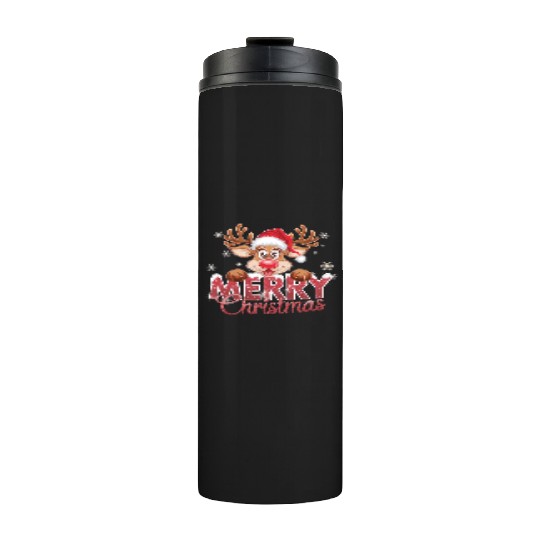 Gingerbread Christmas, Funny Christmas Thermal Tumblers