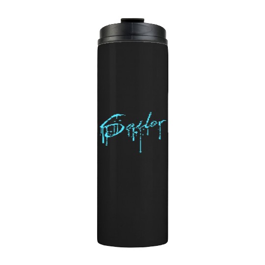 Sailor Graffiti Spray Drops Sailing Text Saying Thermal Tumblers
