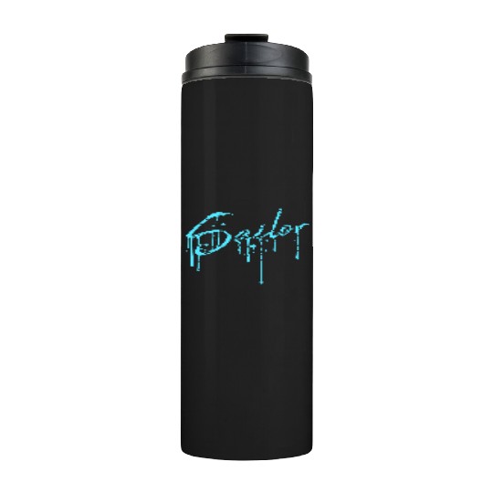 Sailor Graffiti Spray Drops Sailing Text Saying Thermal Tumblers