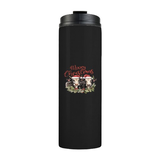Christmas Farm, Merry Christmas Thermal Tumblers