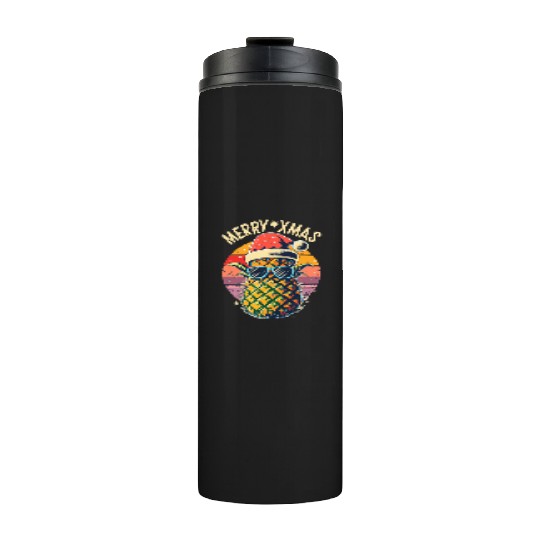 Pineapple Christmas Thermal Tumblers