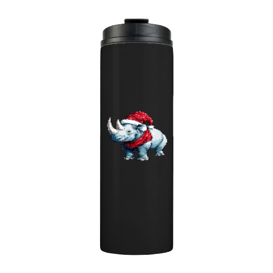 Rhinos Christmas Thermal Tumblers