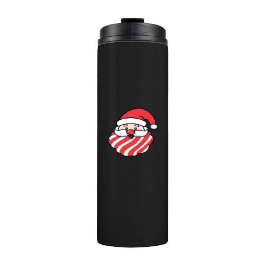 CandyClaus Candy Cane Santa Claus Christmas Thermal Tumblers