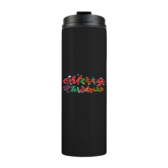 Holly Jolly Holidays : Merry Christmas Thermal Tumblers