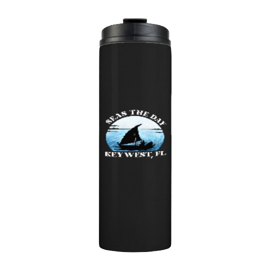 Sunshine-State Florida SEAS DAY KEY-WEST, FL Thermal Tumblers