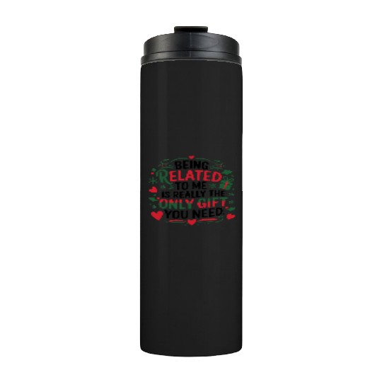 Family Ties Christmas Cheer Thermal Tumblers