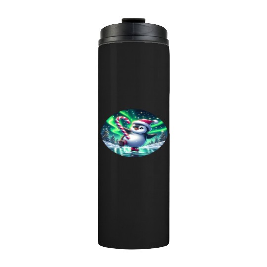 Penguin's Northern Lights Skate Thermal Tumblers