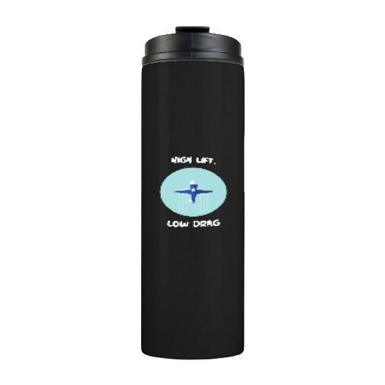 High Lift, Low Drag Aeronautic Engineer Thermal Tumblers