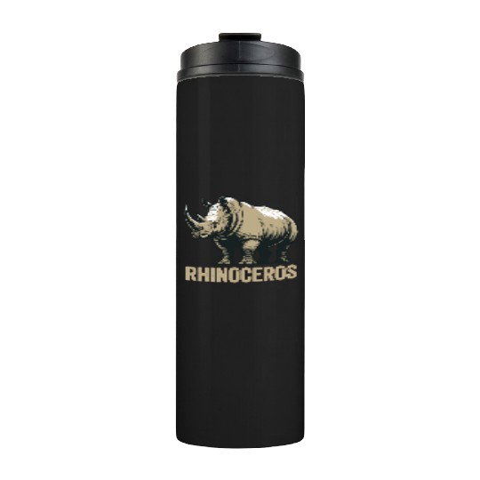 Rhinoceros Rhino Safari African Animal Thermal Tumblers