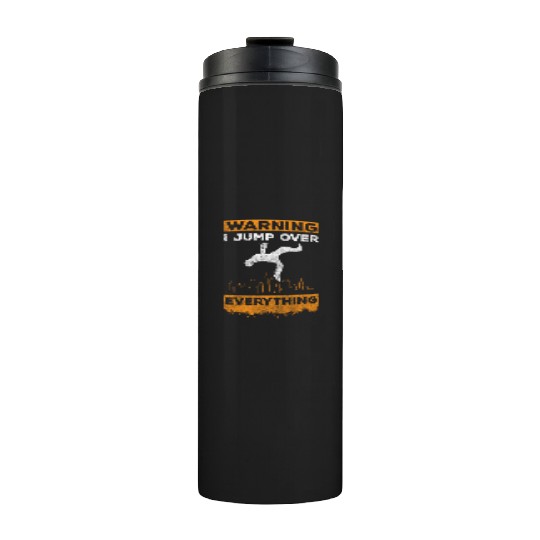 Freerunning Jumping Courageous Fast Thermal Tumblers