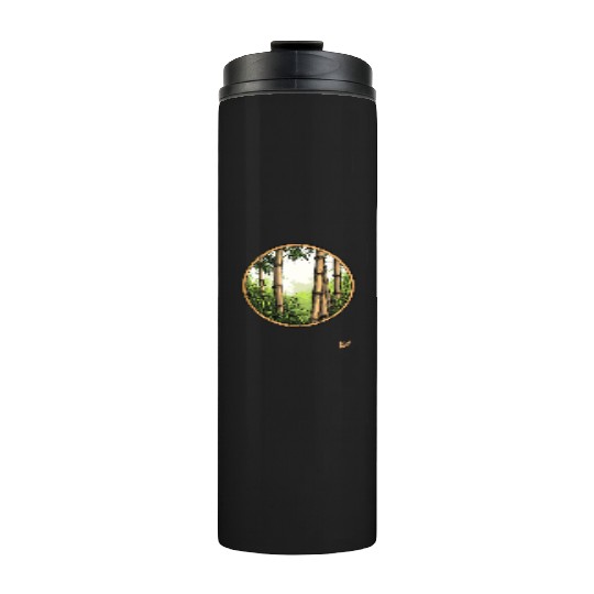 Serene Bamboo Forest Thermal Tumblers