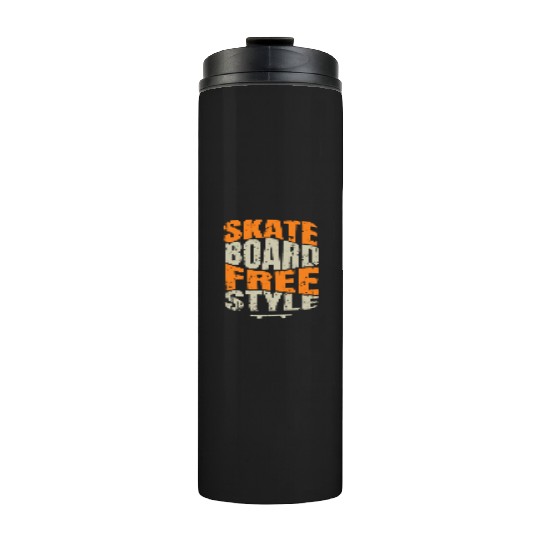 Skateboard Freestyle Thermal Tumblers