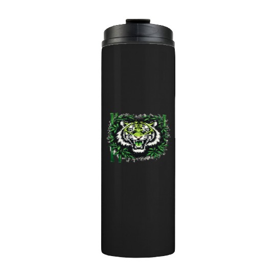 Roaring Bamboo Tiger Thermal Tumblers