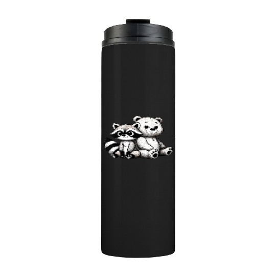 Raccoon & Bear Friendship - Snuggly Companions Thermal Tumblers