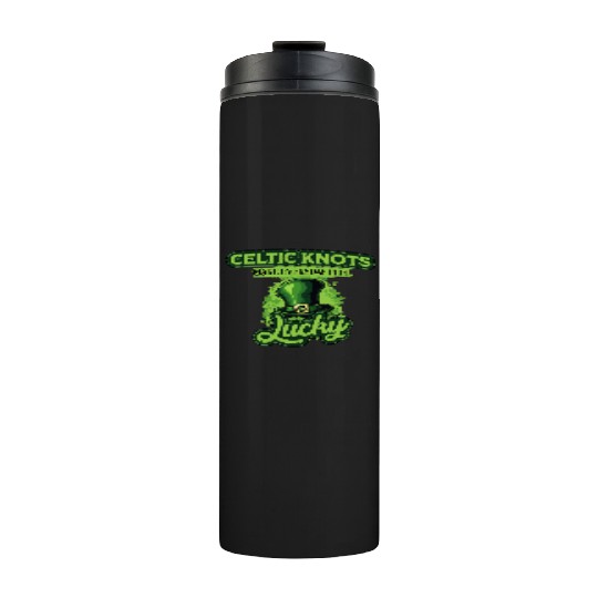 Celtic Knots Make Everyday Feel Lucky St Patricks Thermal Tumblers