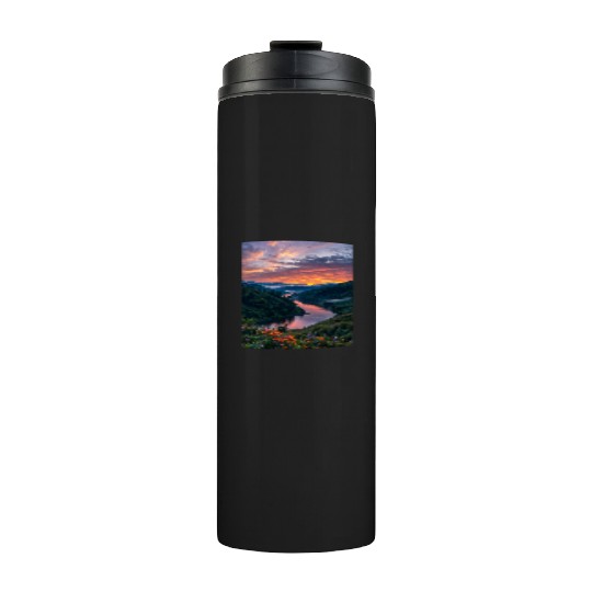 Twilight Riverbend Thermal Tumblers