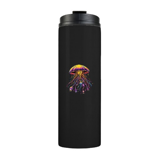 Electric Jellyfish Thermal Tumblers