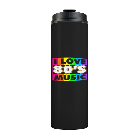 Retro 80s Style design – Perfect for Nostalgia Fa Thermal Tumblers