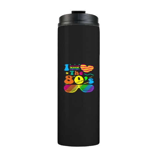 Retro 80s Style design – Perfect for Nostalgia Fa Thermal Tumblers