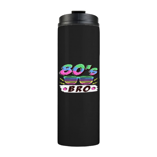 Retro 80s Style design – Perfect for Nostalgia Fa Thermal Tumblers