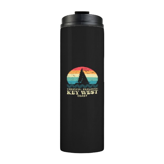 Florida TROPICAL PARADISE KEY-WEST COAST Thermal Tumblers