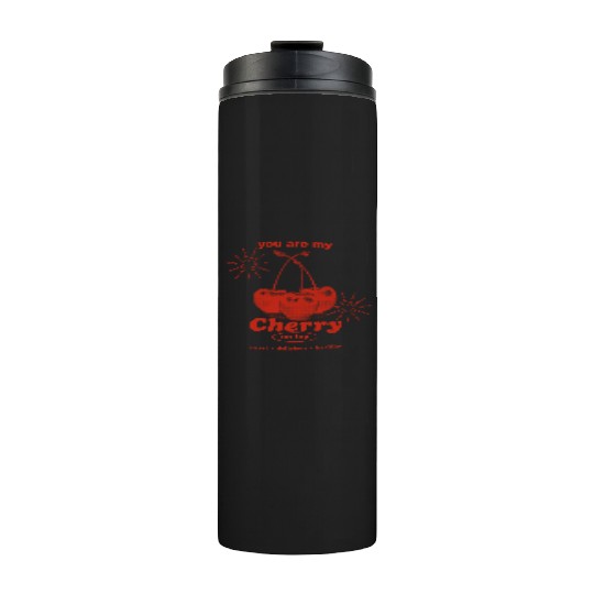 Cherry On Top Sweet Illustrative Design Thermal Tumblers