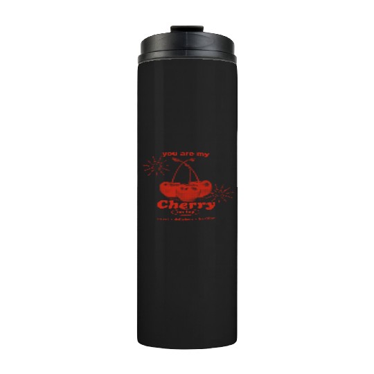 Cherry On Top Sweet Illustrative Design Thermal Tumblers