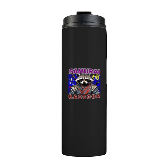 Samurai Raccoon Thermal Tumblers