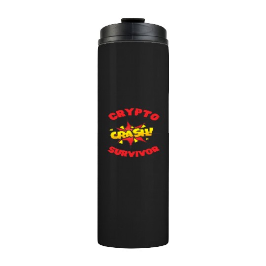 CRYPTO crash survivor Thermal Tumblers