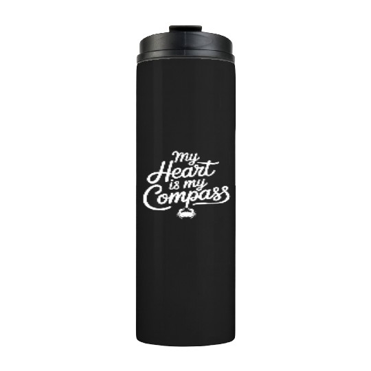 My Heart Is My Compass Cancer Zodiac Wisdom Thermal Tumblers