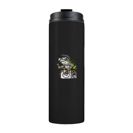 Frog Punk Street Art Graffiti Design Thermal Tumblers