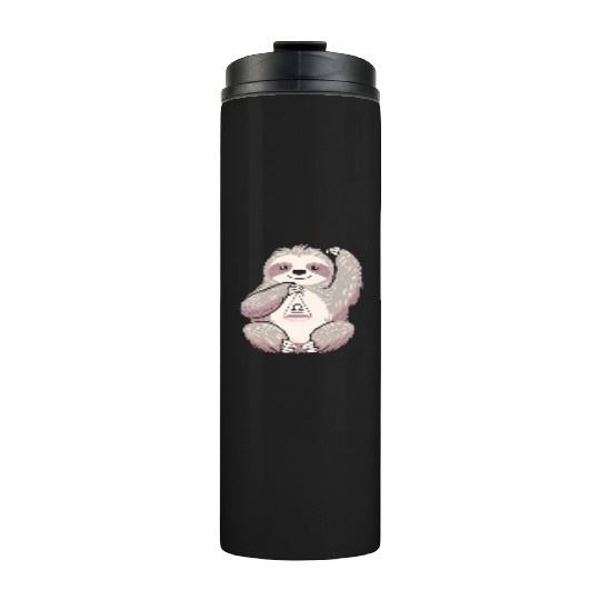 Libra Zodiac Sloth Balancing Symbol Charm Thermal Tumblers