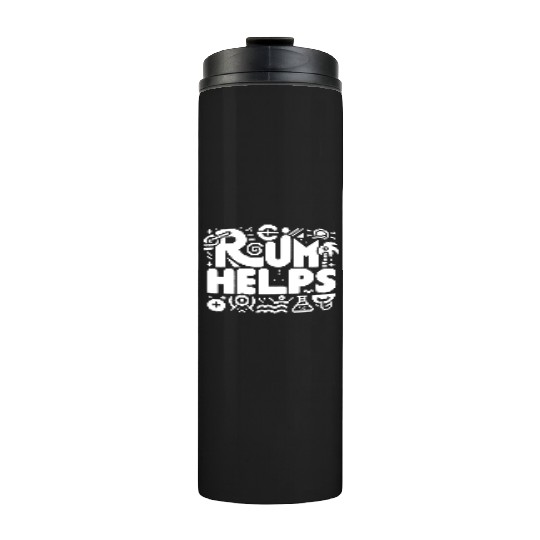 Rum Helps 8 Thermal Tumblers