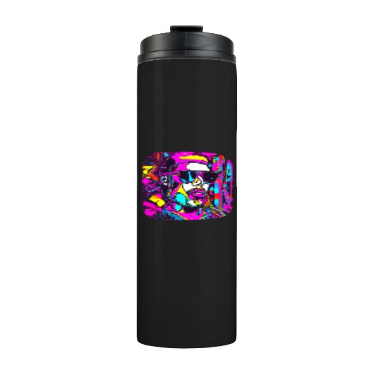 Neon Style 80s Retro Party Color Glow Thermal Tumblers