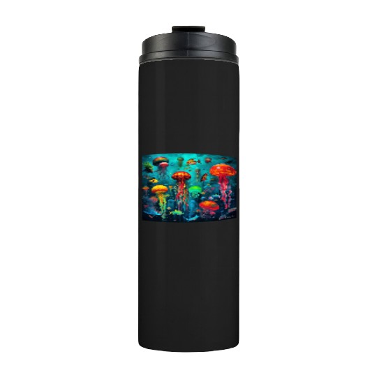 Jellyfish atomic and neon. Thermal Tumblers