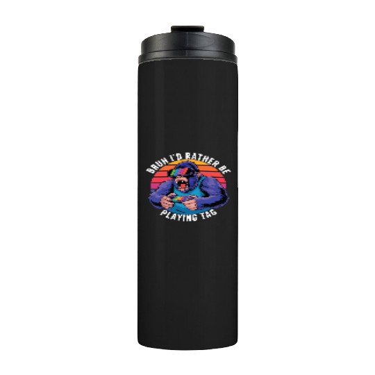 Retro Gamer Ape Thermal Tumblers