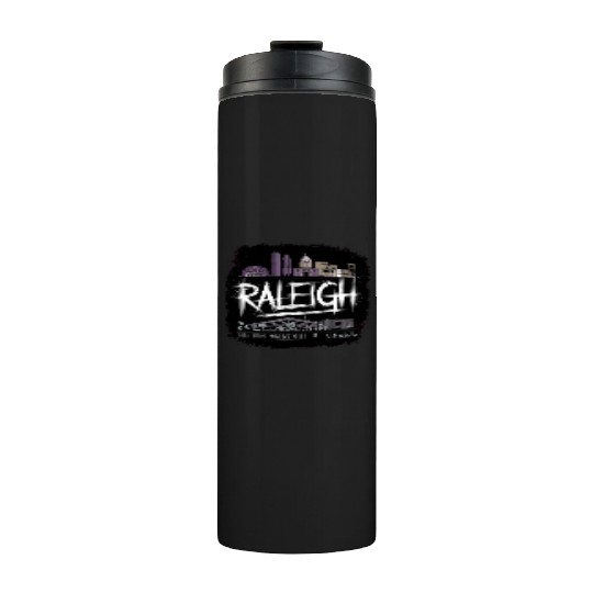 Raleigh Gift for North Carolina and Research Lover Thermal Tumblers