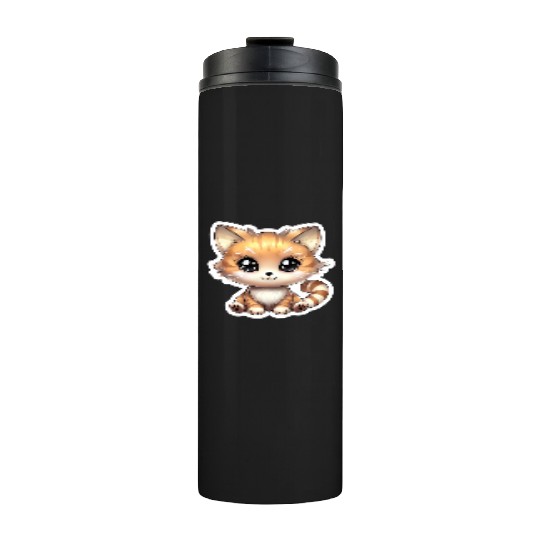 Kawaii Cat Thermal Tumblers