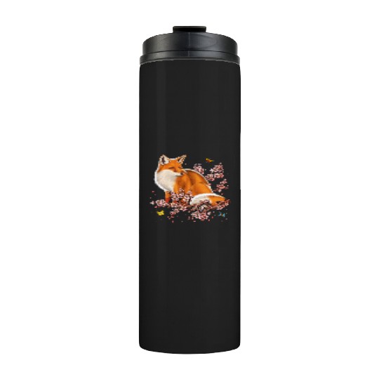 Fox Cherry Blossom Thermal Tumblers