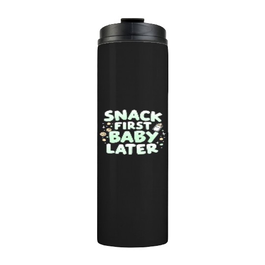 Pregnancy Cravings Funny Maternity Food Baby Bump Thermal Tumblers