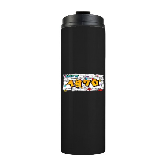 Vintage Rebel 1970 Graffiti – 55 Years of Street Thermal Tumblers